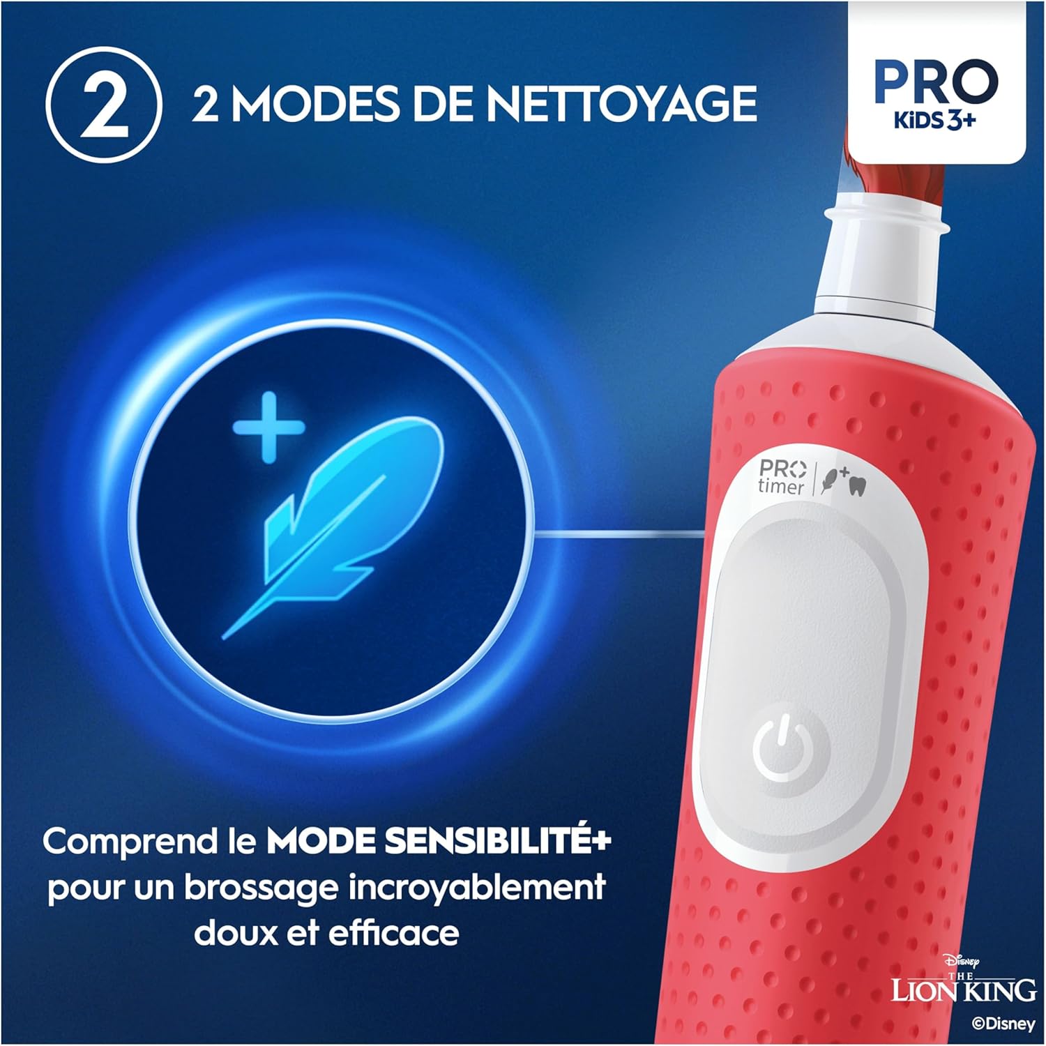 Thumbnail 4 de Oral-B Brosse Électrique Pro Kids Le Roi Lion Disney – pour dents de 3 ans et plus