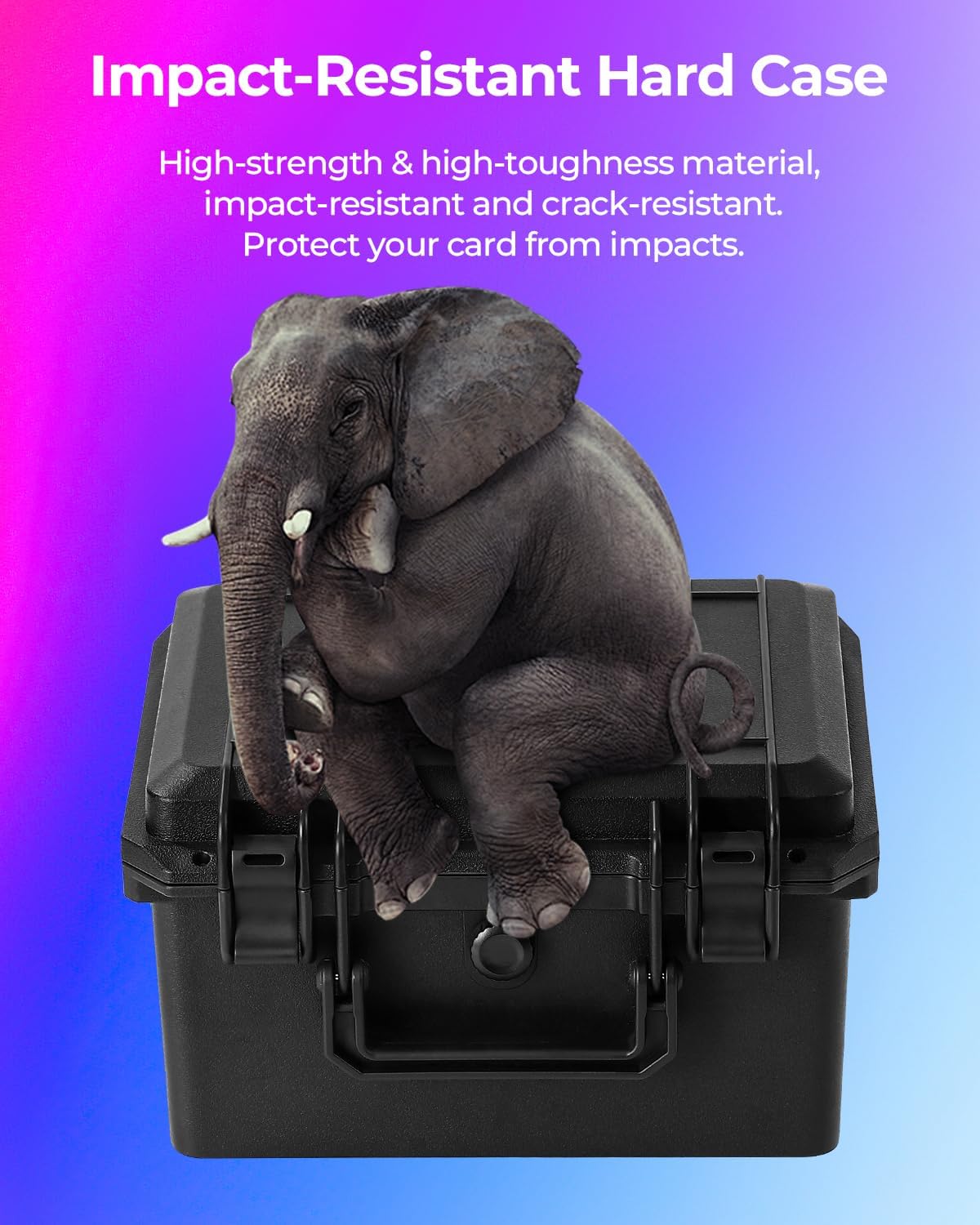 Thumbnail 5 de INCHOICASES Card Case Sports Graded Trading Card Storage Box (Magnetic & Toploader Ready) — IP67 Waterproof Hard Shell