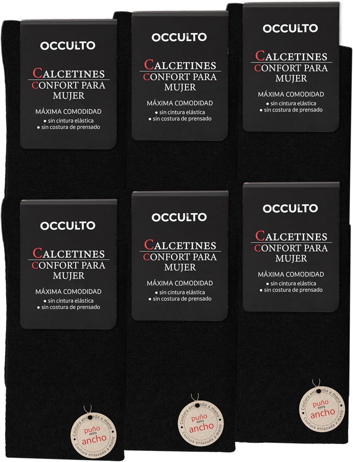 Detalle de Occulto Gabi calcetines algodón 6 pares
