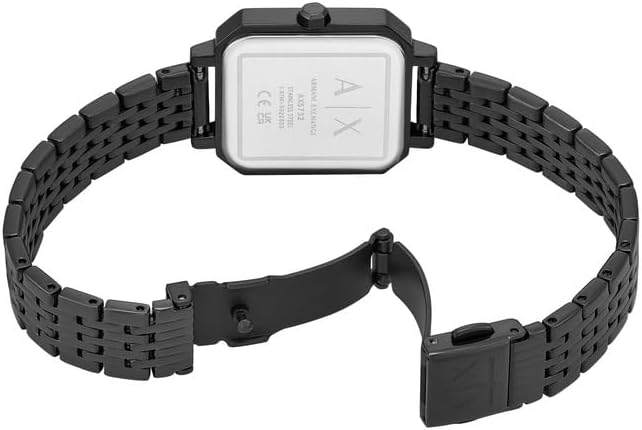 Detalle 2 de Armani Exchange Damenuhr – Quarz Dreizeigeruhrwerk, 27 mm Gehäuse, Edelstahlarmband