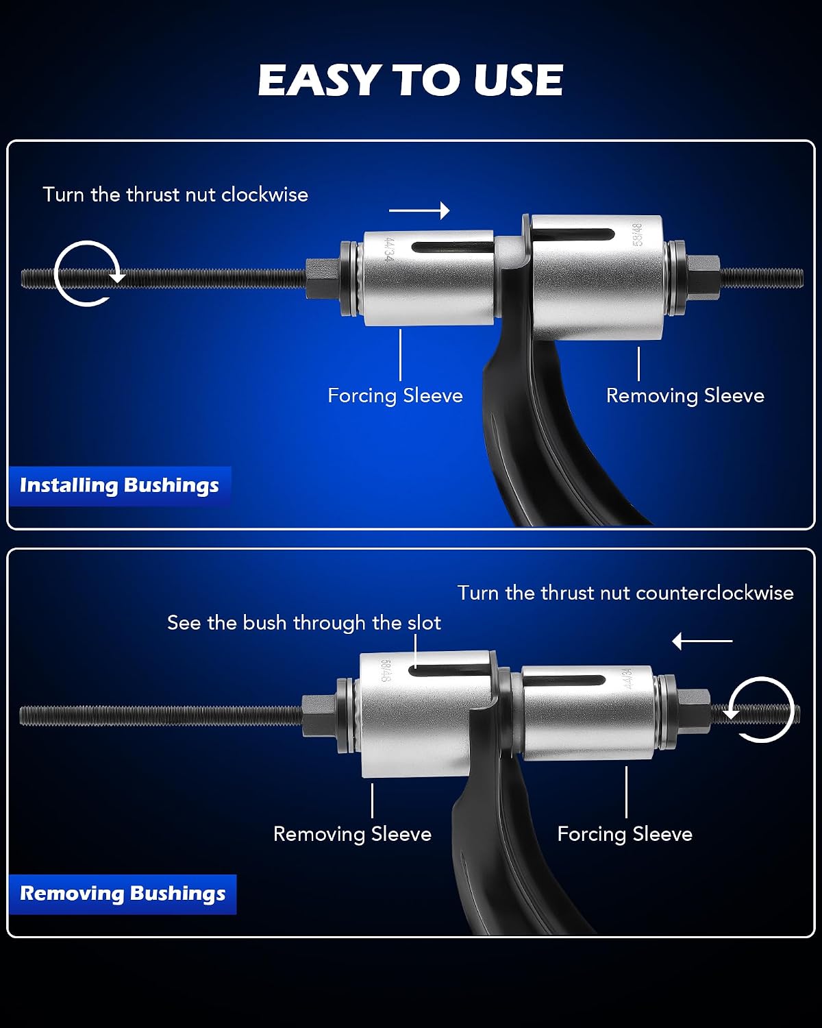 Detalle de Orion Motor Tech bushing press kit 27 pc