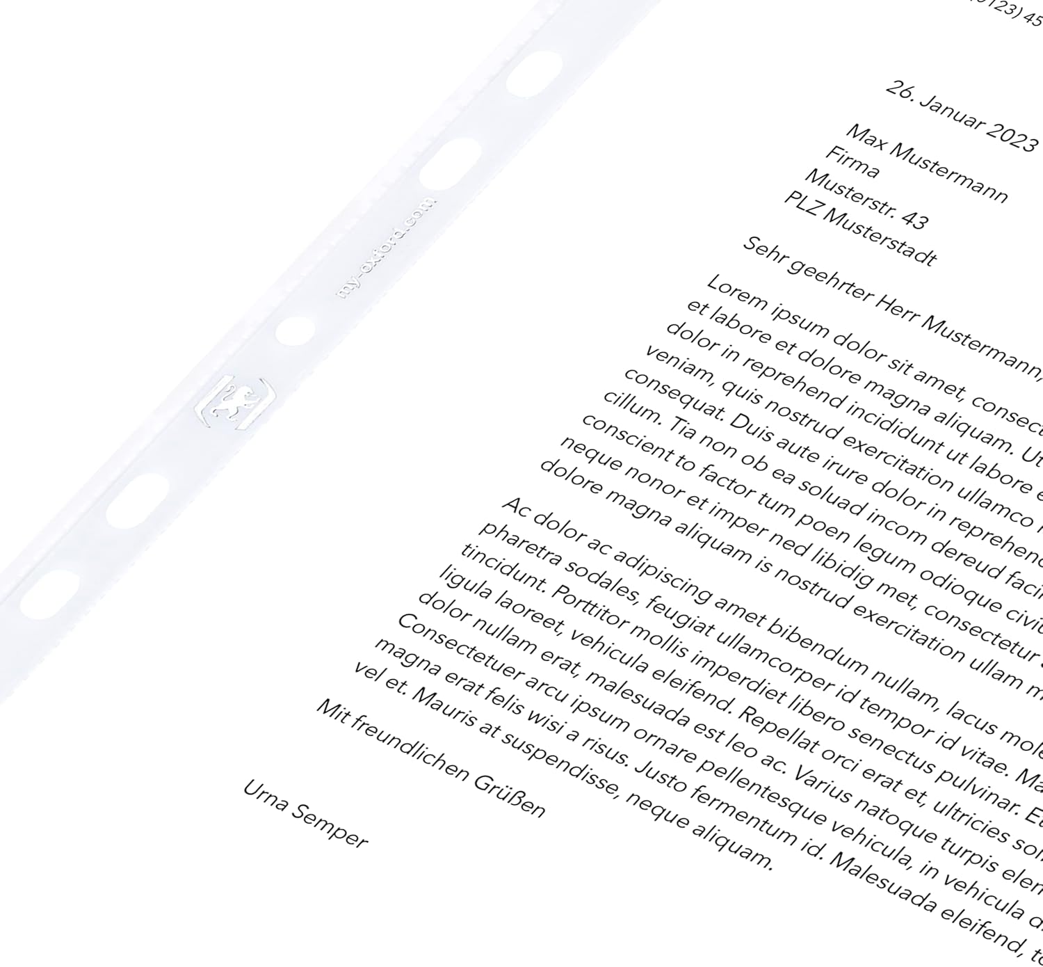 Thumbnail 4 de Prospekthüllen A4 glasklar 100 Stück 📁