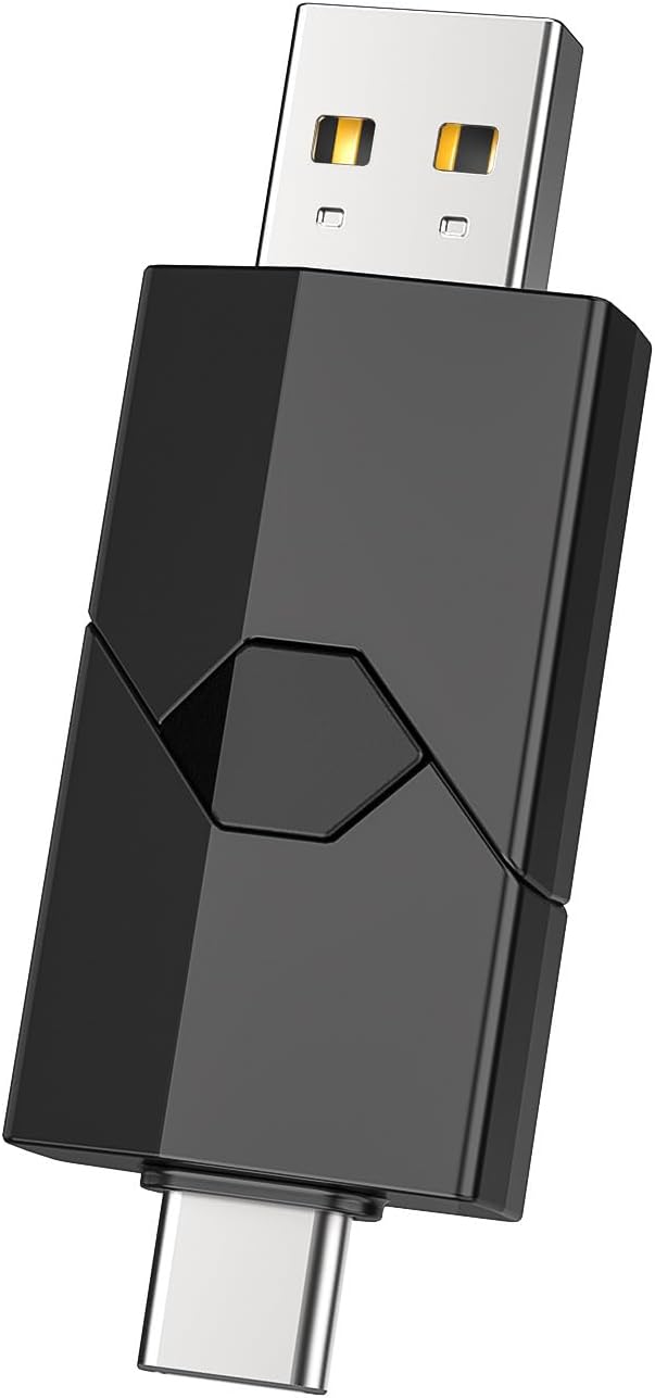 Detalle de Vansuny USB Stick 32GB: Dual USB‑C & USB‑A, robust Speicher für Mobilgeräte und Computer