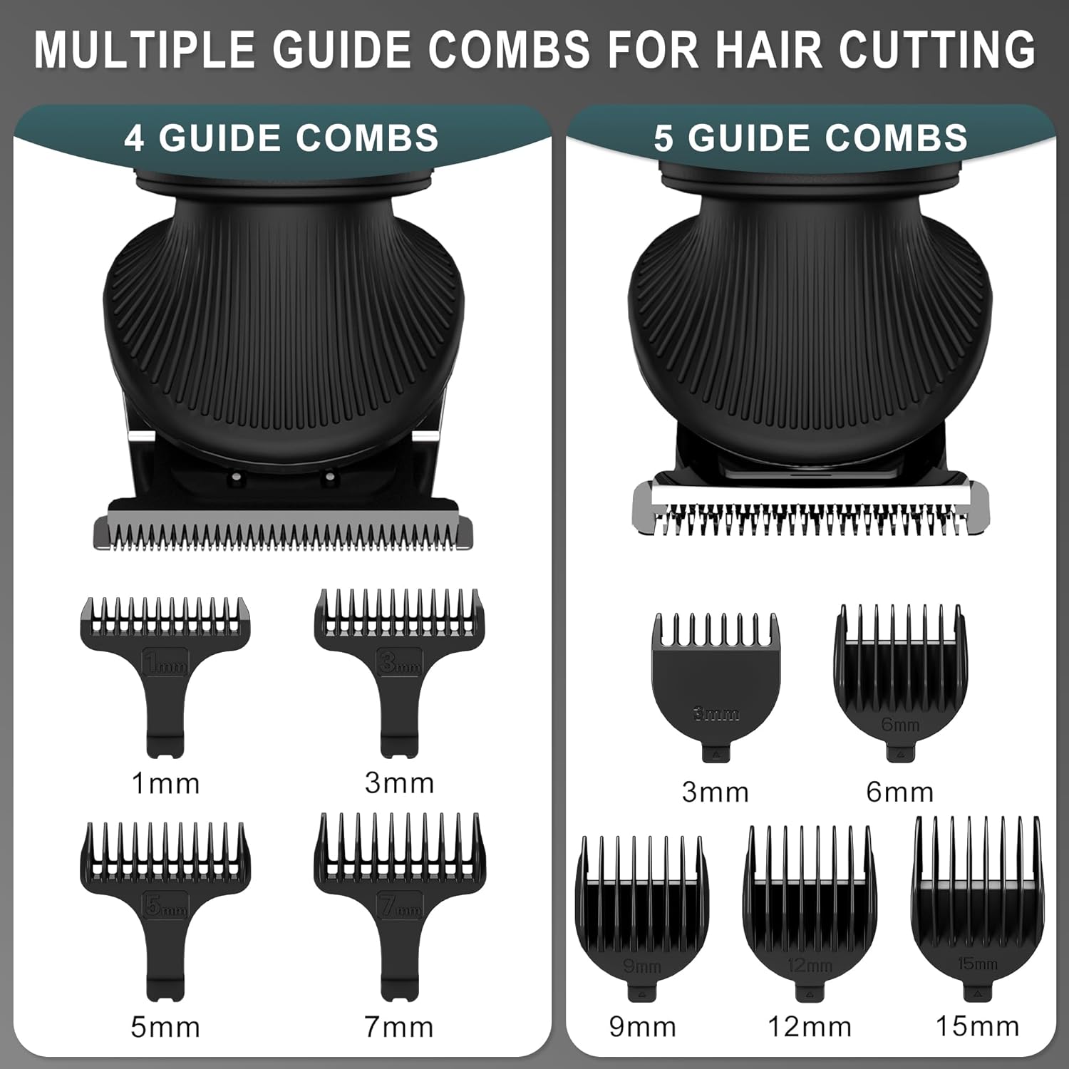 Thumbnail 2 de Surker 7 in 1 Beard Trimmer Grooming Kit (T-Blade), cordless electric trimmer with USB charging and LED display