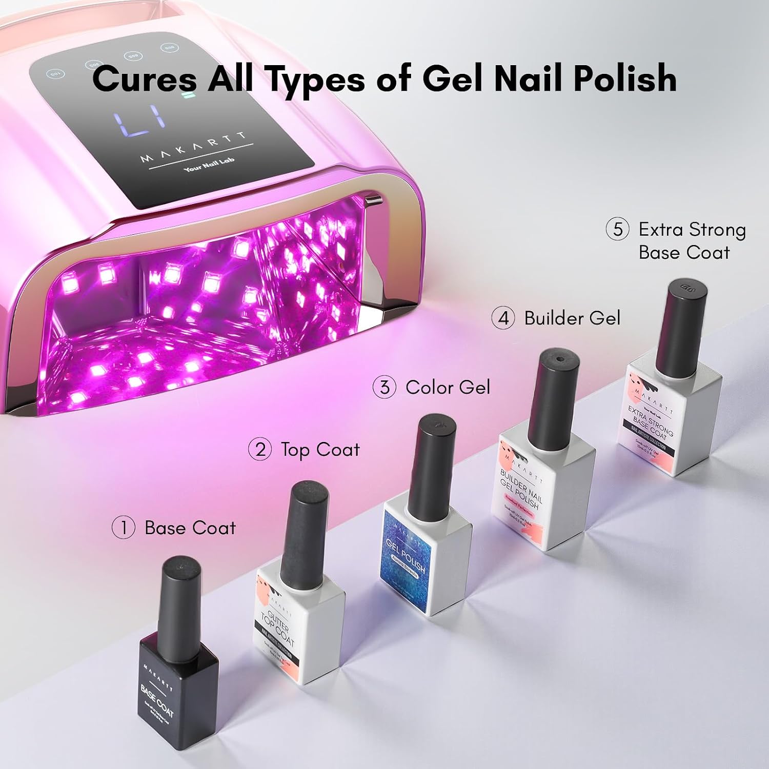 Thumbnail 1 de Makartt UV Nail Lamp with 42 LED Beads