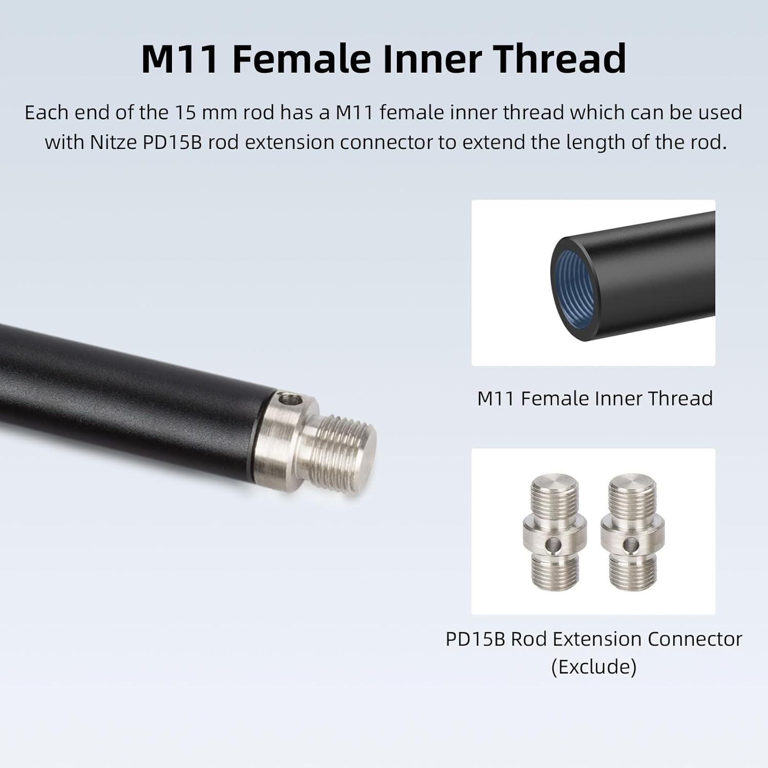 Thumbnail 2 de 15mm Rod Nitze R15-100 100 mm M11