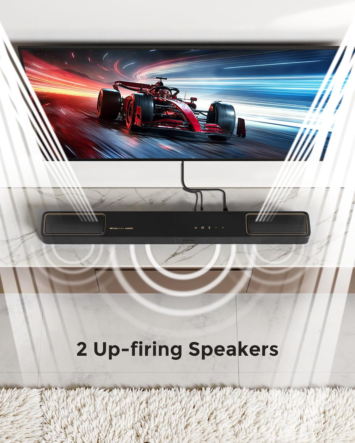 Detalle 2 de ULTIMEA Skywave F40 5.1.2ch Dolby Atmos sound bar