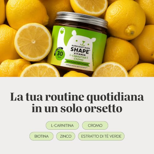 Detalle de Bears with Benefits - Gommose L-Carnitina & Nutrienti essenziali, 30 pezzi