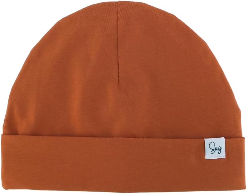 Detalle de Sugarmelon Lightweight Jersey Beanie Hat for Newborns and Toddlers (Silky Satin Lined)