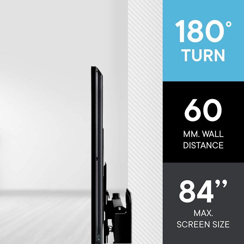 Detalle 2 de One For All WM 2651 Soporte TV doble brazo 32"–84" VESA 600x400 Max 50 kg
