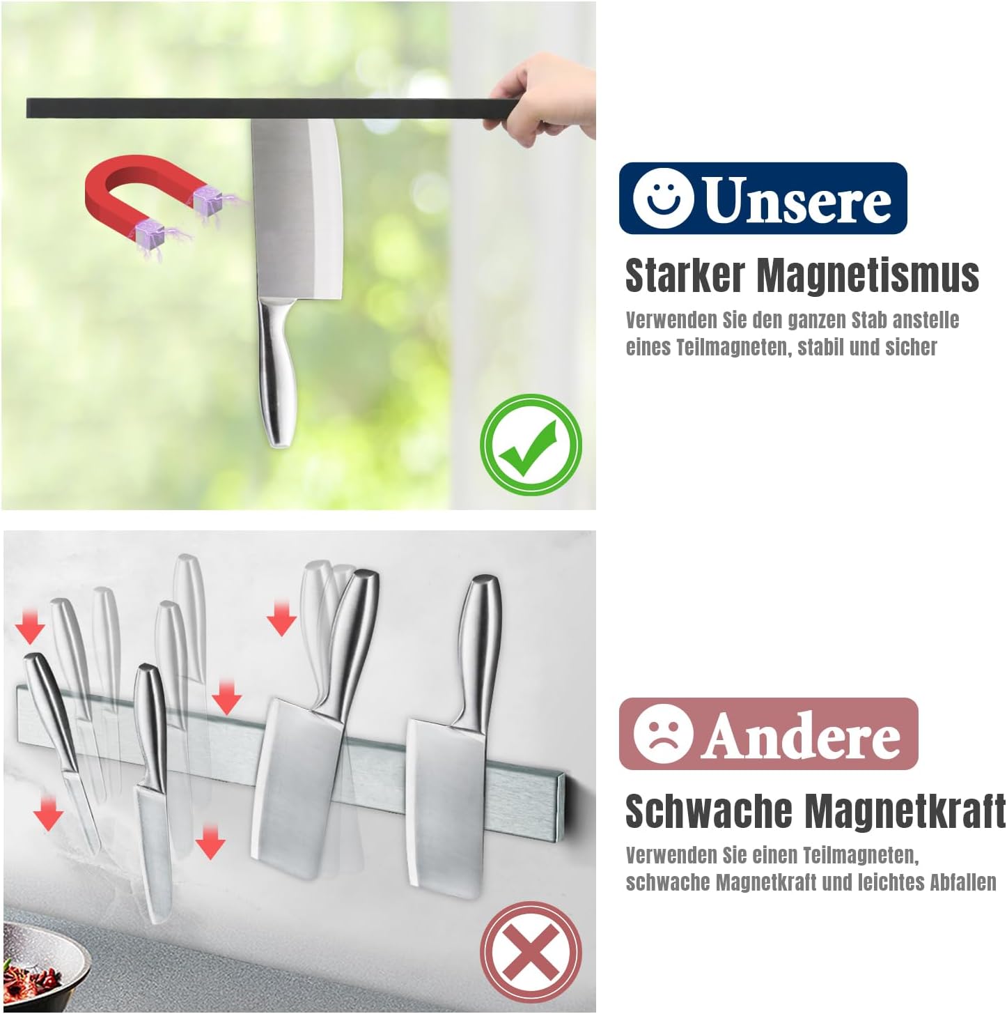 Detalle de Dmore Magnetleiste Messer 40 cm