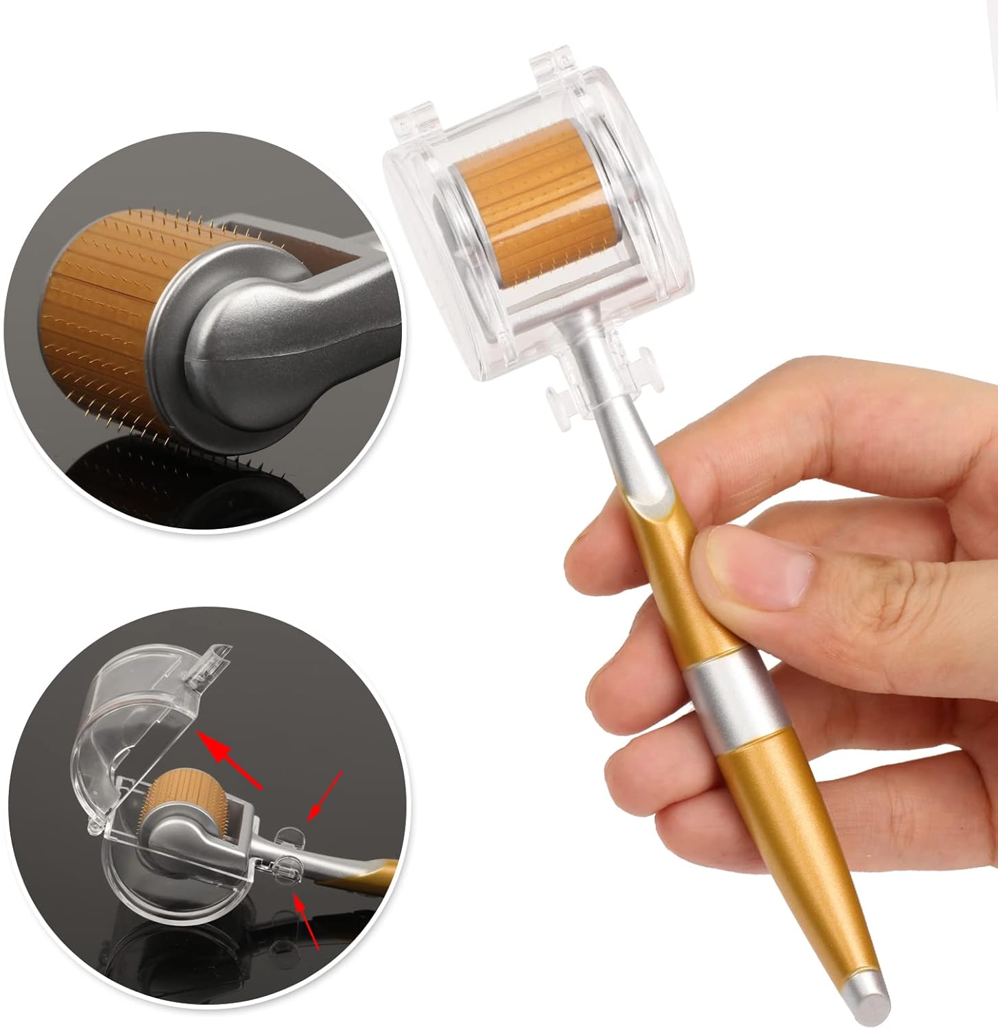 Thumbnail 4 de Ebeizi Dermaroller cheveux & barbe 0,75 mm : 192 aiguilles en titane