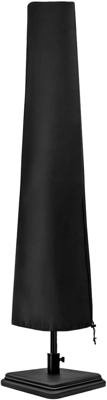 Detalle de Flatro Parasol Covers Waterproof with Zipper (170 x 25 x 50 cm) – Heavy-Duty, UV-Resistant Garden Umbrella Cover