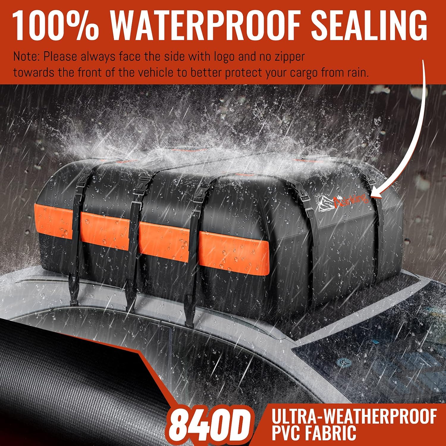 Detalle 2 de Rooftop Cargo Carrier Bag 21 cu ft