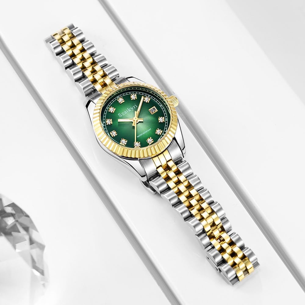 Thumbnail 5 de Szaikyri Montre Femme Classique avec Bande De Stainless Solide – Été 2024