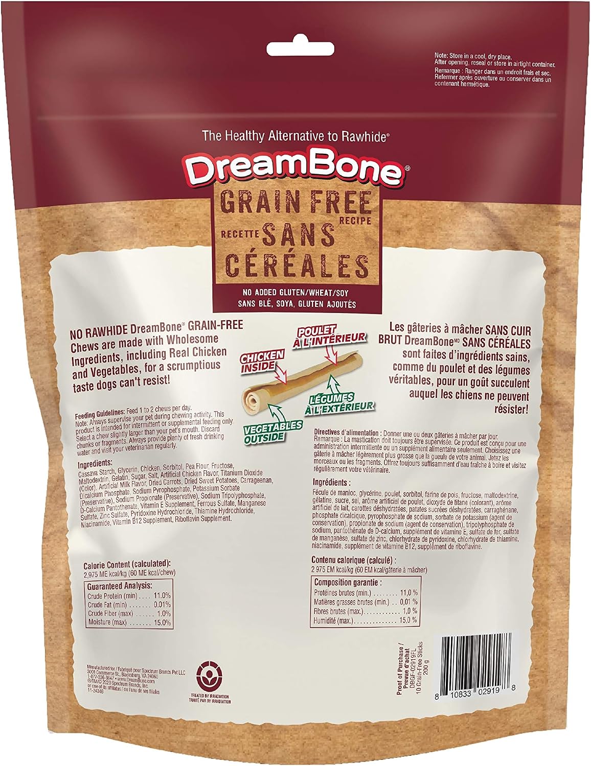 Detalle 2 de DreamBone Dog Chews, Chicken Recipe