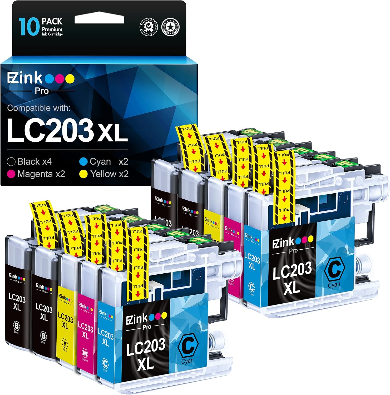 Detalle de E-Z Ink Pro replacement ink cartridges LC203XL