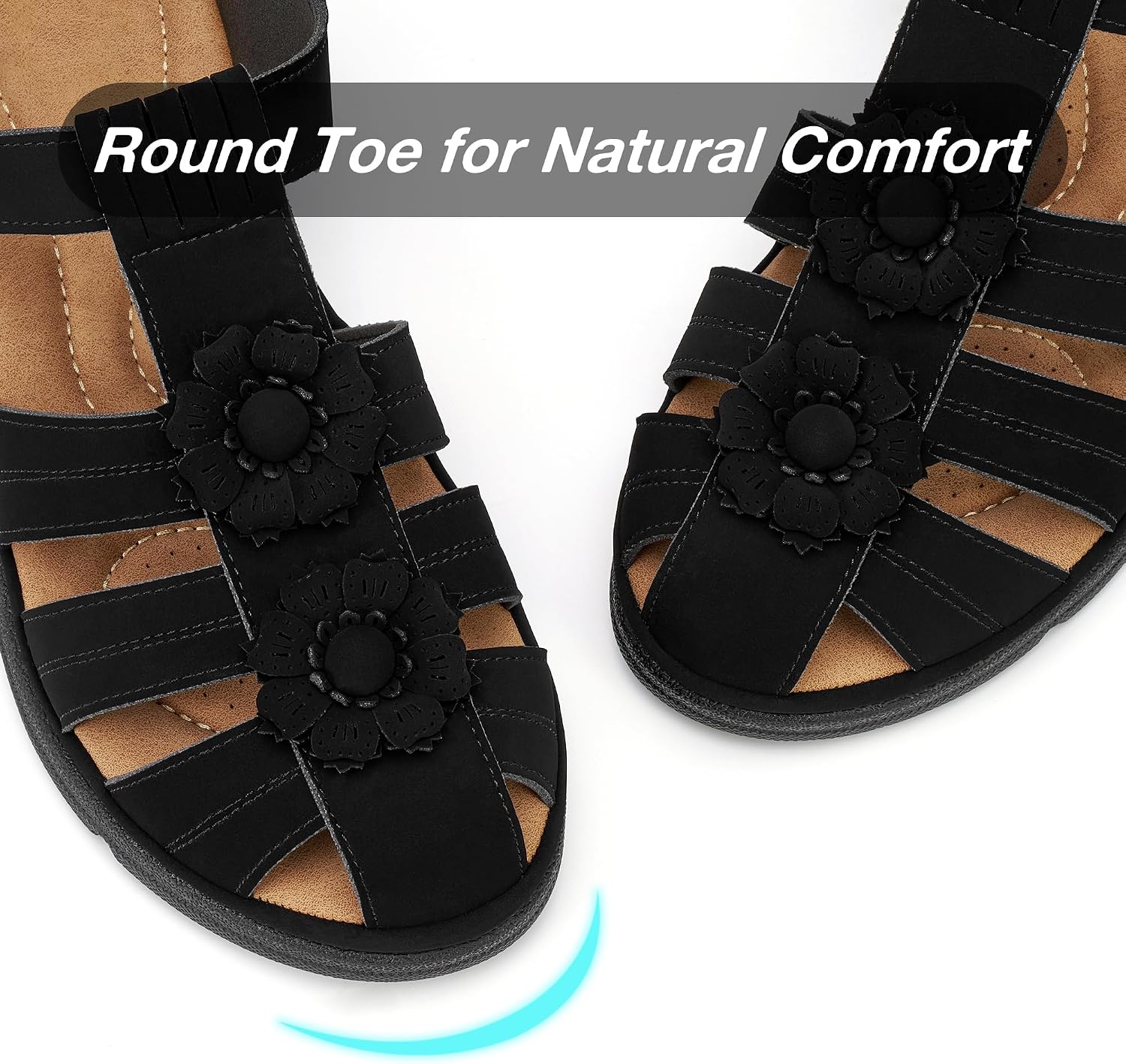Detalle 2 de Alicegana Closed-Toe Sandals with Memory Foam