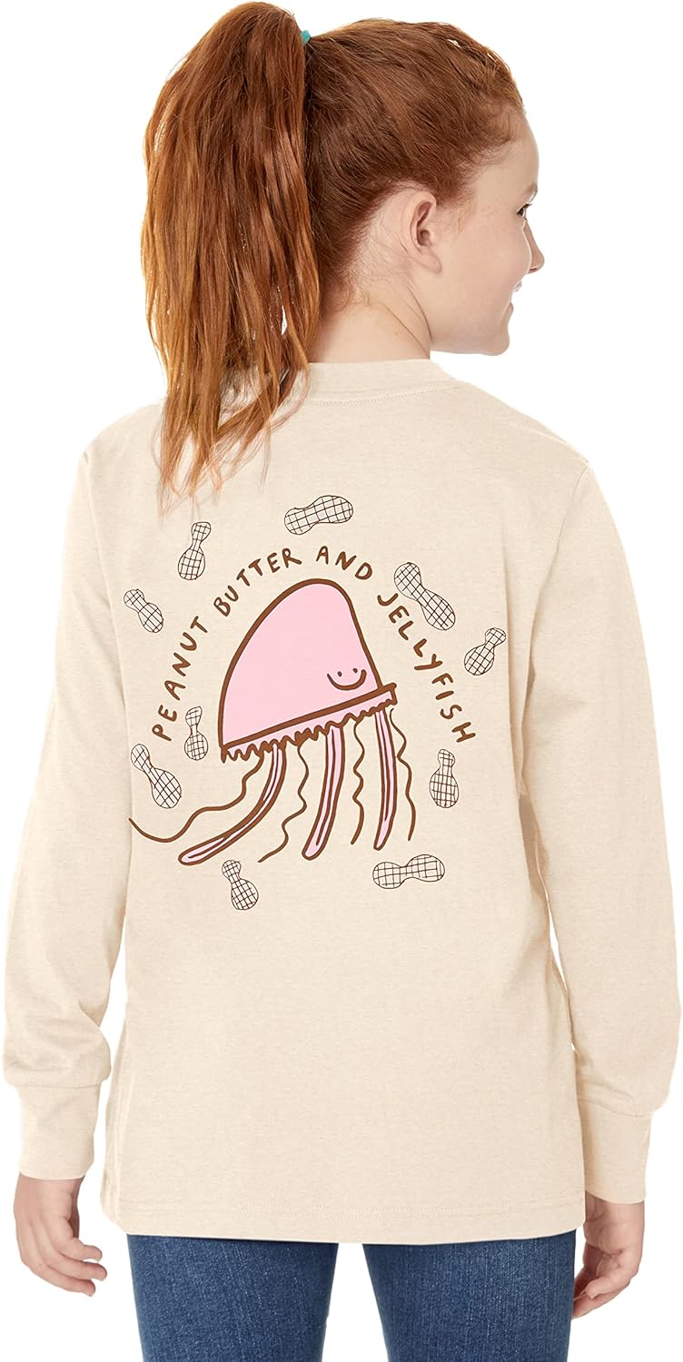 Thumbnail 4 de Amazon Essentials Unisex Kinder Langarm-T-Shirt mit Rippbündchen – 2er-Pack (Oversized, 100% Bio-Baumwolle)