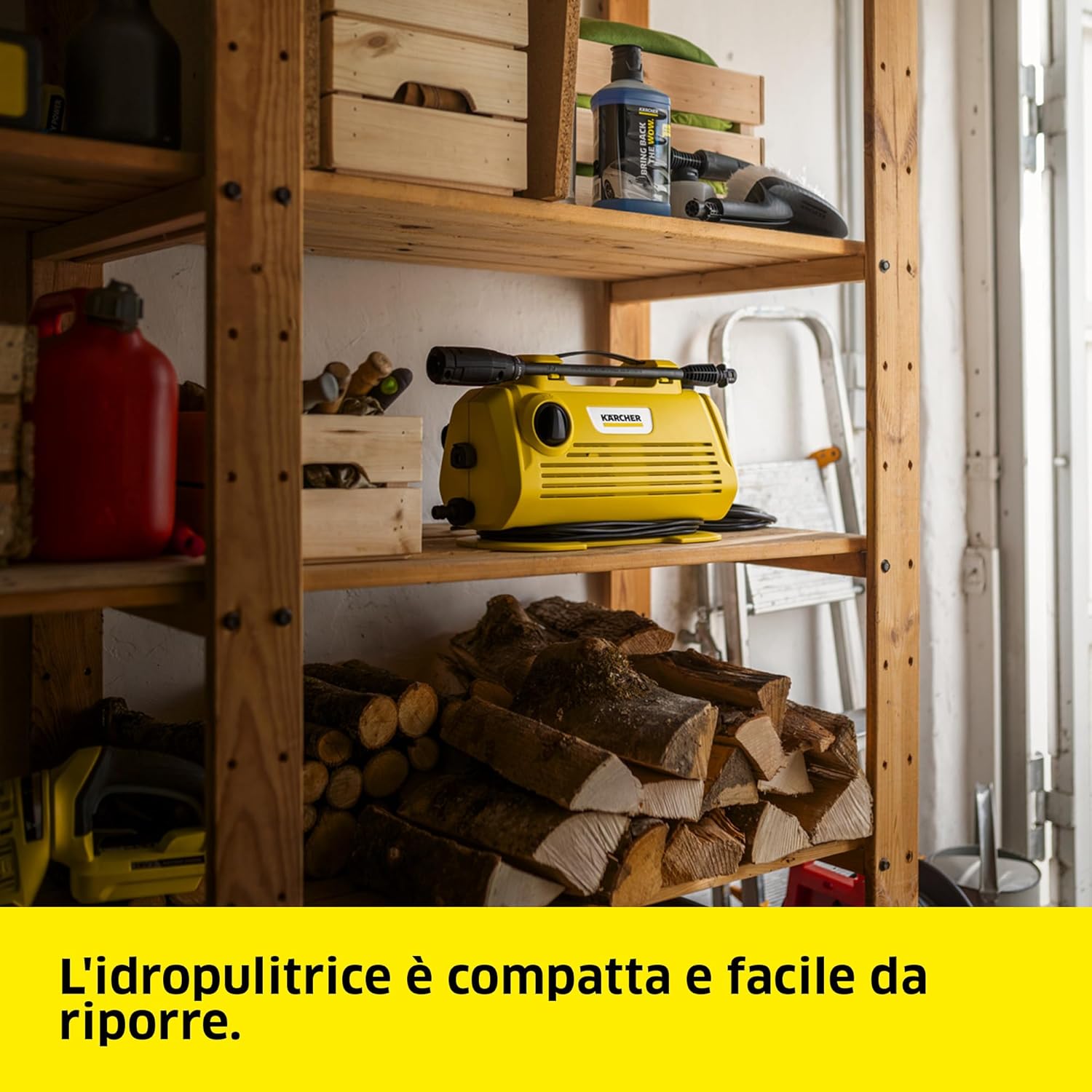 Detalle 2 de Kärcher Idropulitrice K 2 Horizontal VPS: compatta lavatrice ad alta pressione fino a 110 bar