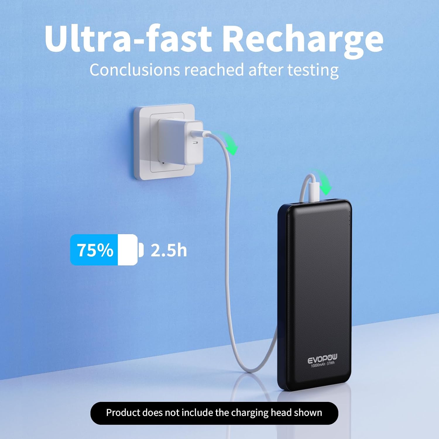 Detalle 1 de Evopow Portable Charger 10,000mAh