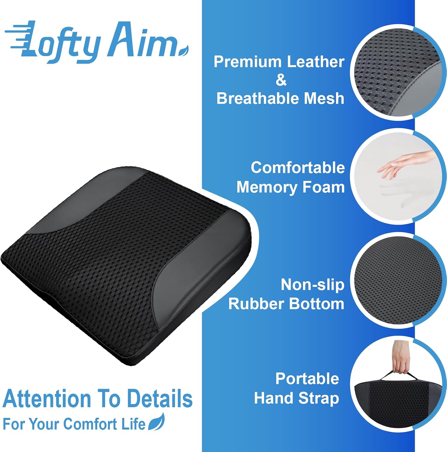 Thumbnail 5 de Lofty Aim Car Seat Cushion 2.5" Boost