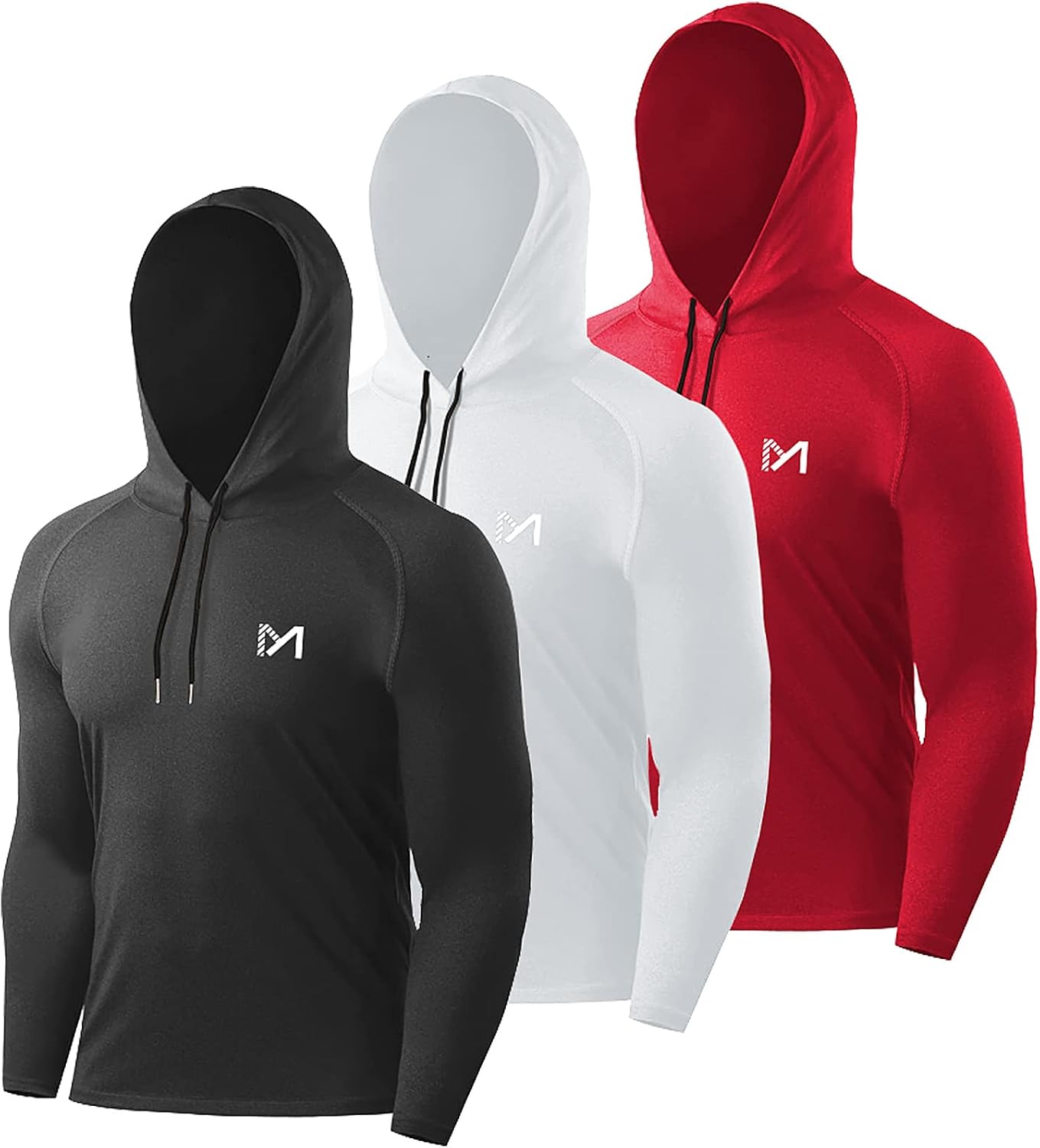 Detalle de MEETYOO Tee Shirt Homme à manches longues – Baselayer textile pour Running et Fitness