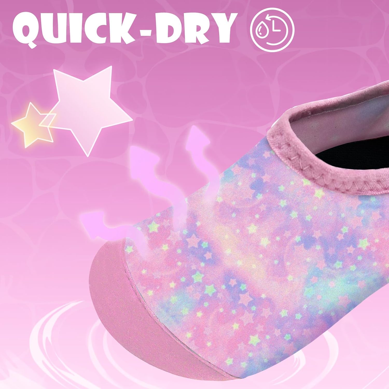 Thumbnail 4 de WateLves Badeschuhe für Baby & Kinder – Wasserschuhe ohne Schnürsenkel, rutschfest für Strand, Pool & Wasserpark (Gr. 14–31)