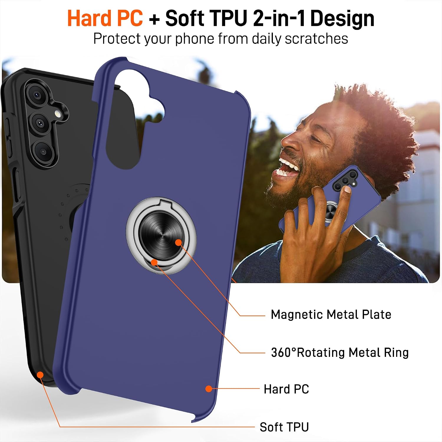Detalle de Gritup Phone Case for Samsung Galaxy A16 5G