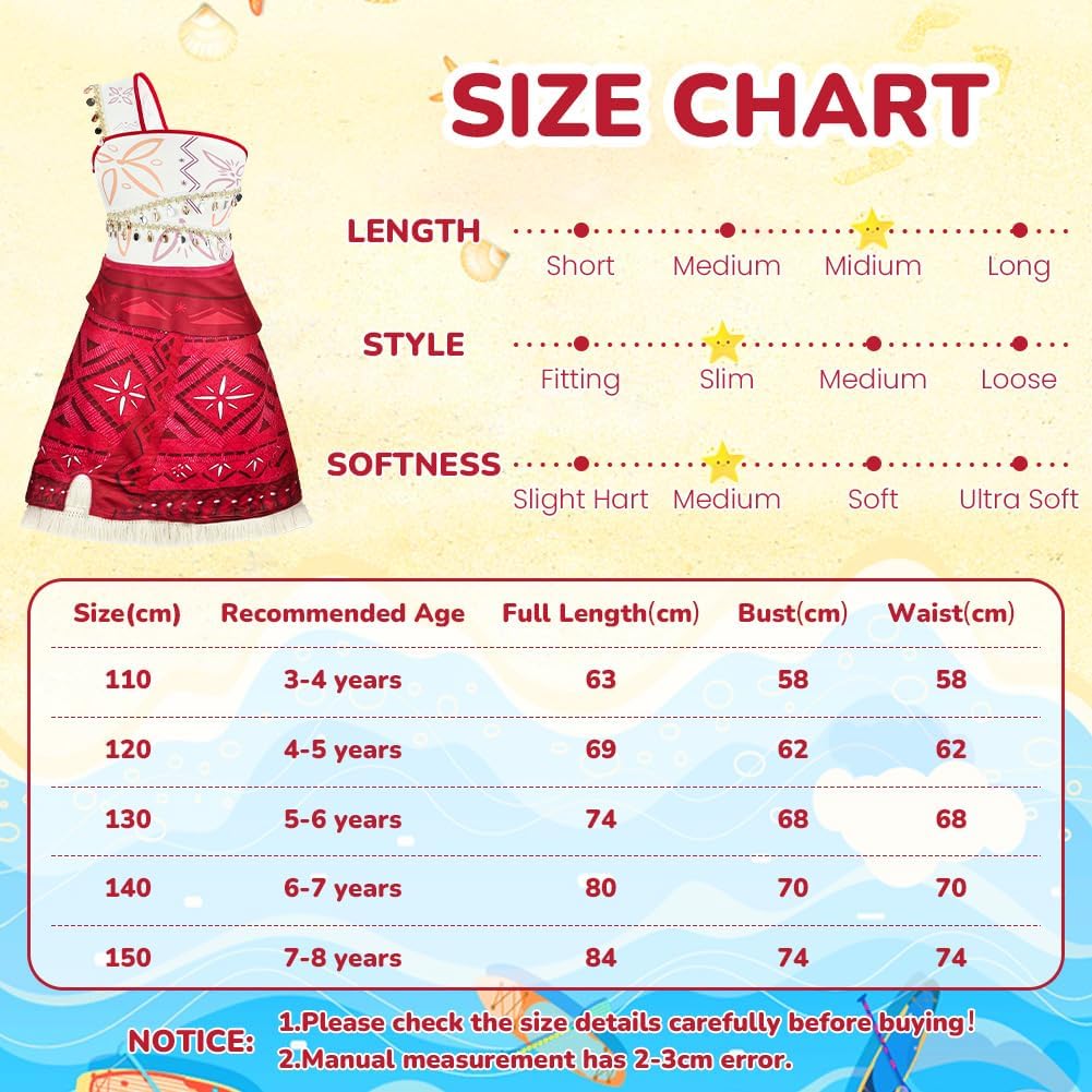 Thumbnail 3 de BSBUY Vaiana Princesa Disfraz 4p