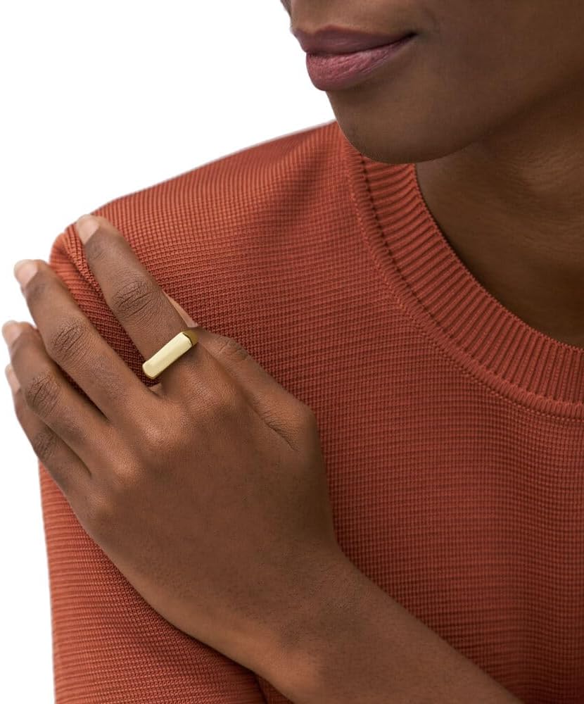 Detalle de Fossil Women's Stainless Steel band Rings taille 7 đ