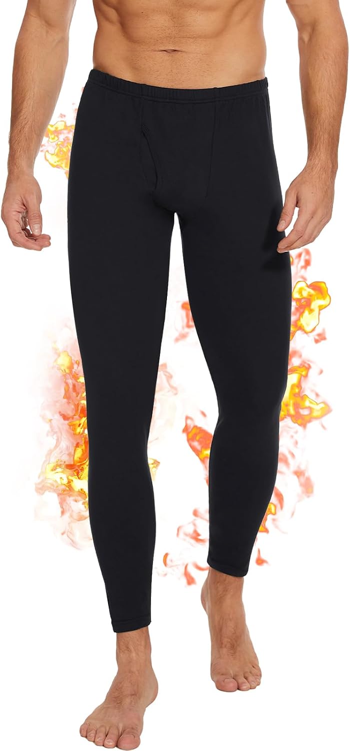 Detalle de AMIYOYO Thermo Unterhose Lange Thermounterwäsche Herren