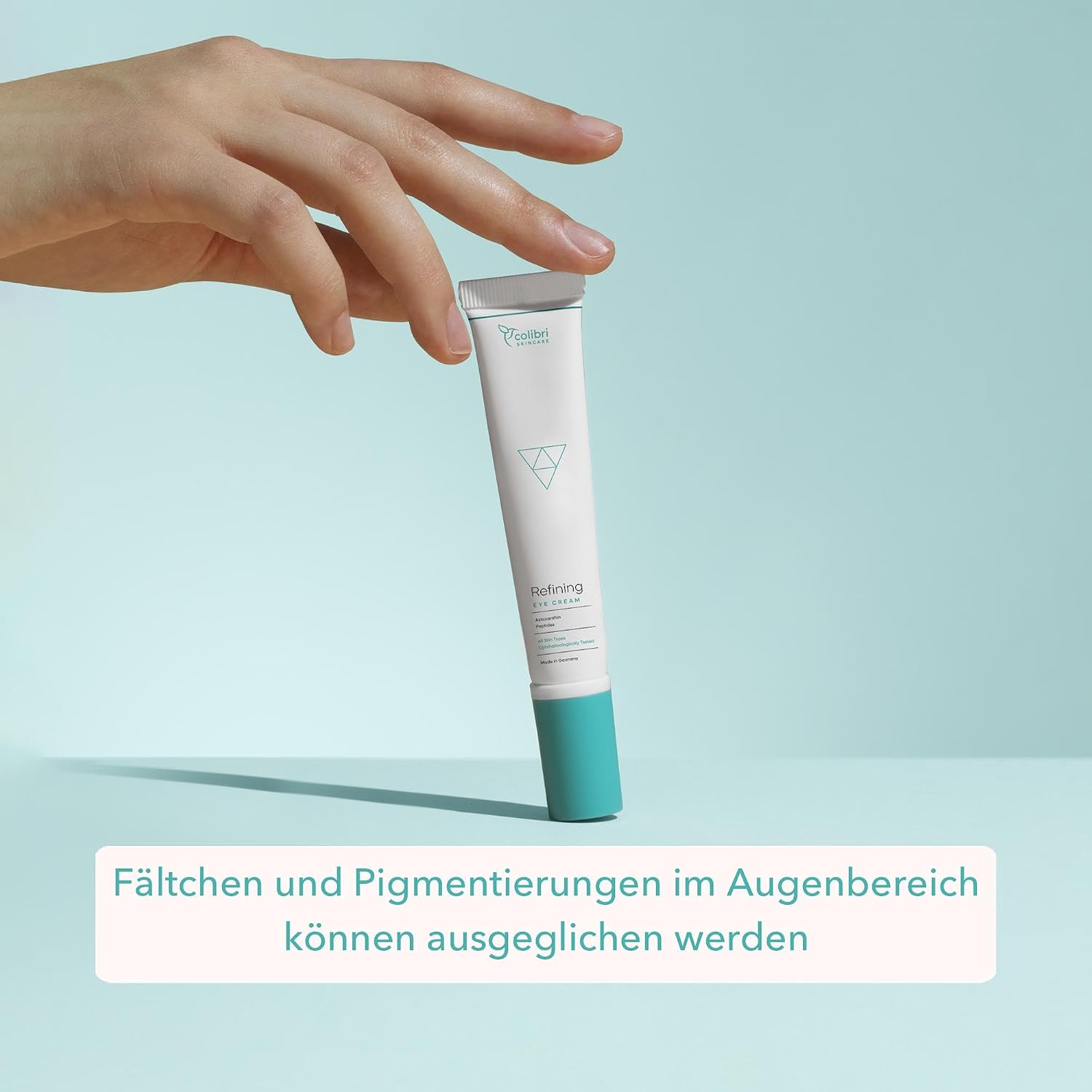 Detalle 2 de colibri skincare Refining Eye Cream 20ml Augencreme gegen Falten und Augenringe