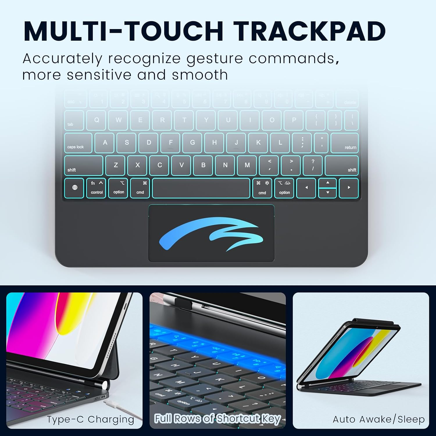 Thumbnail 5 de RAYMCRAFT Keyboard Case for iPad 11th 10.9"