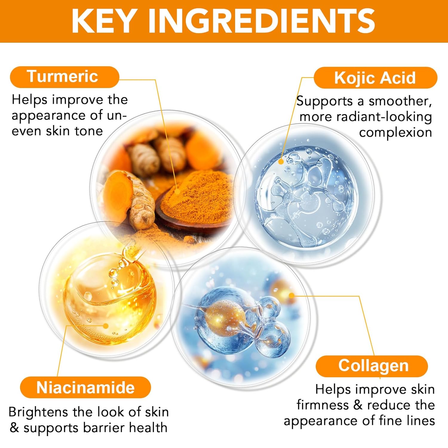 Thumbnail 6 de Kojic Acid Turmeric Brightening Mask 34 g x 4ea