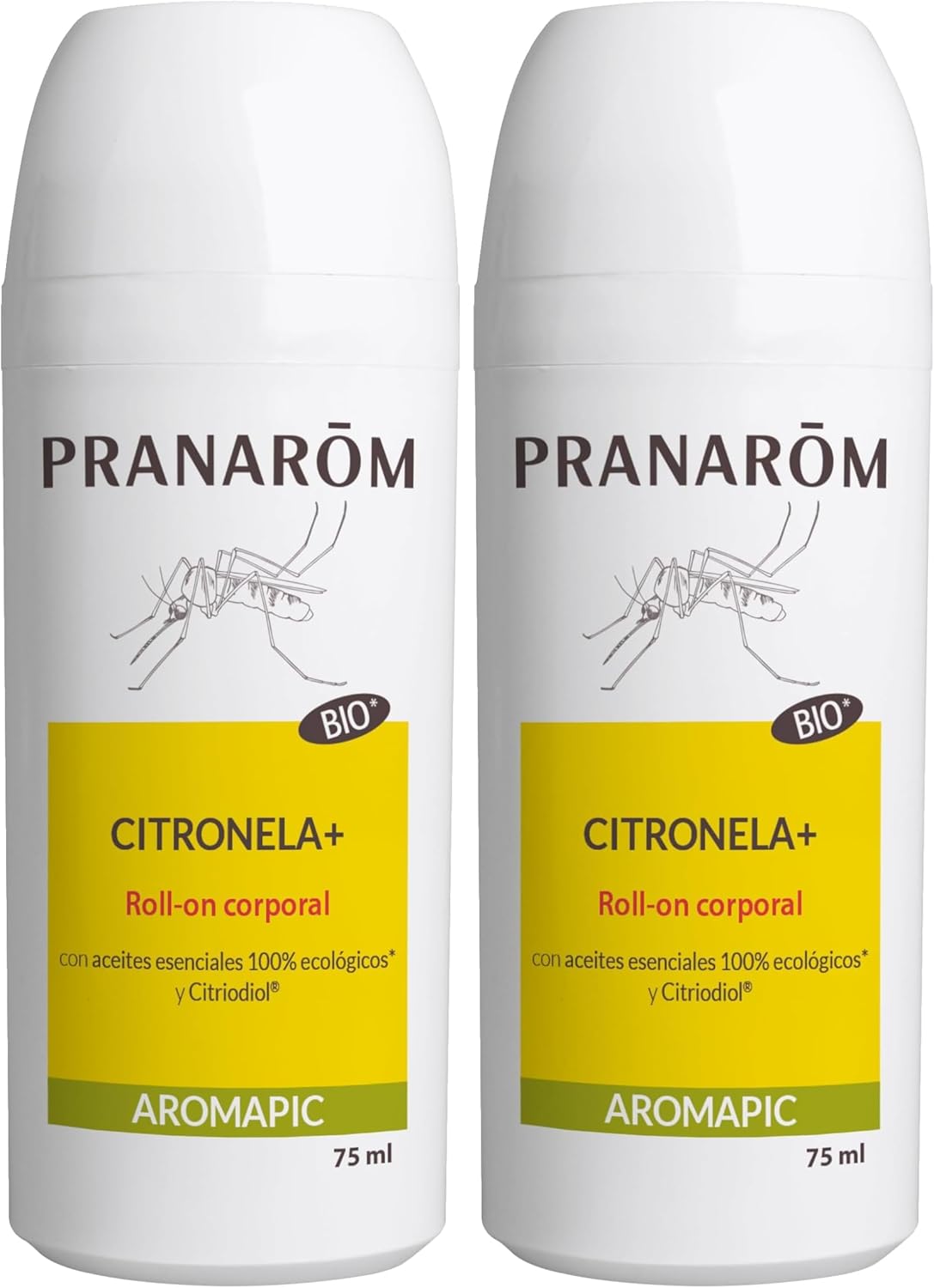 Detalle 1 de PRANAROM Aromapic Roll-On Antimosquitos Citronela+ Bio (75 ml)