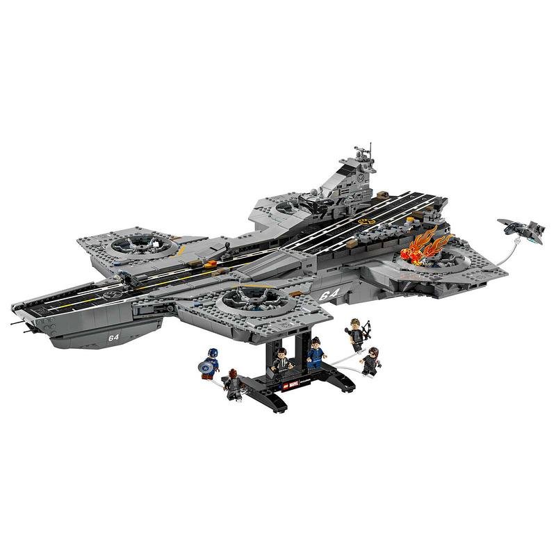 Detalle 2 de Maqueta LEGO Marvel 76354 El Helitransportador de SHIELD para Adultos