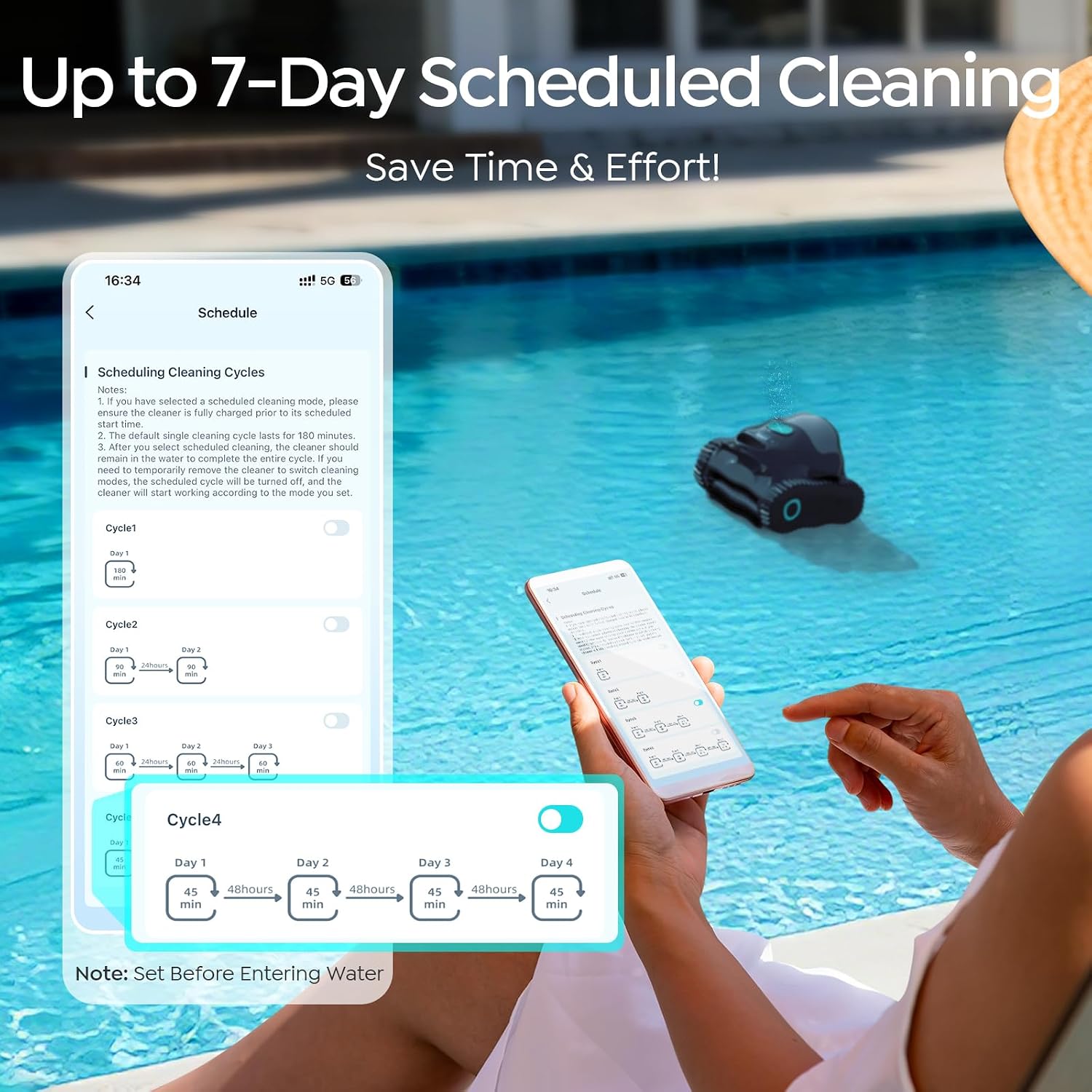 Detalle 2 de BRINBO Robotic Pool Cleaner C1