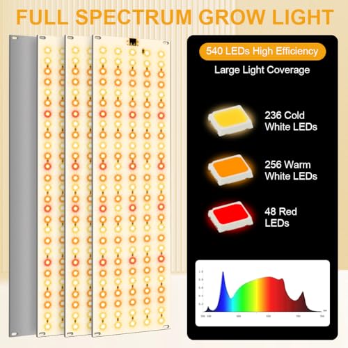 Thumbnail 4 de OFFCUP Grow Light 540 LED: lámpara de cultivo regulable para interior