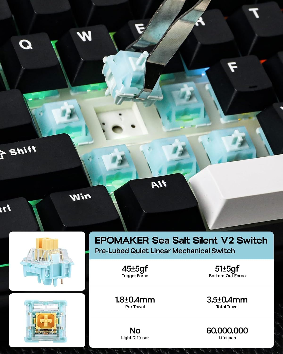Thumbnail 5 de EPOMAKER TH99 8000mAh Wireless Keyboard ⌨