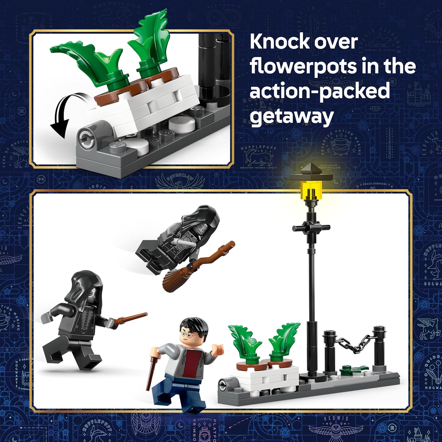 Detalle de LEGO Harry Potter 76459 motorbike playset