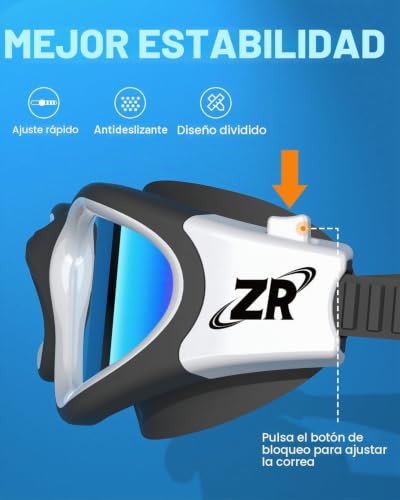 Detalle de ZIONOR G1 MAX: Gafas de natación polarizadas con protección UV y antiempañamiento