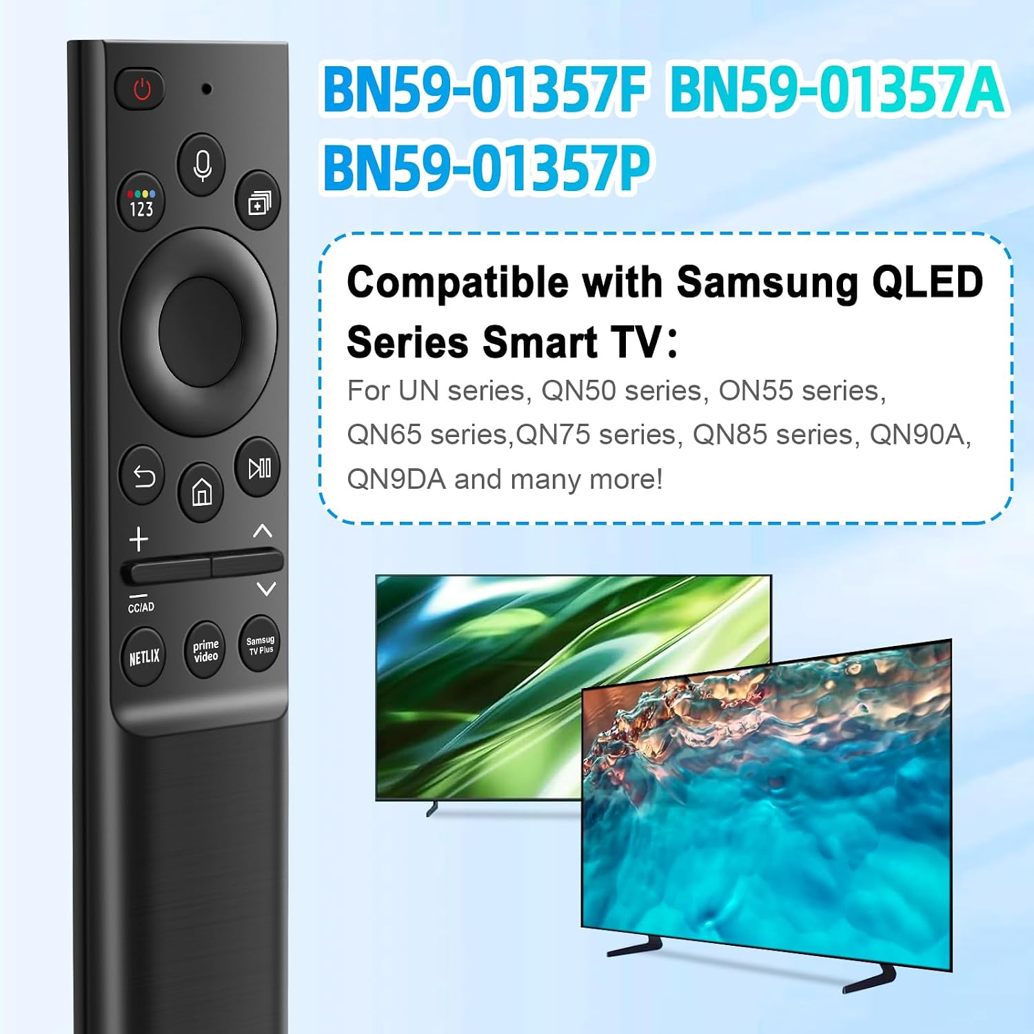 Detalle 2 de BN59-01357F TM2180E RMCSPA1RP1 Voice Remote Replacement for Samsung Smart TVs