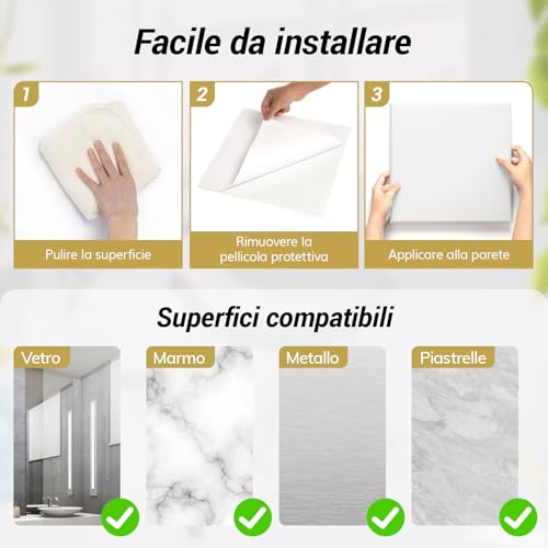 Thumbnail 6 de TONOR Set Di Pannelli Acustici Adesivi 18 Pannelli 30 x 30 cm per Pareti e Soffitti