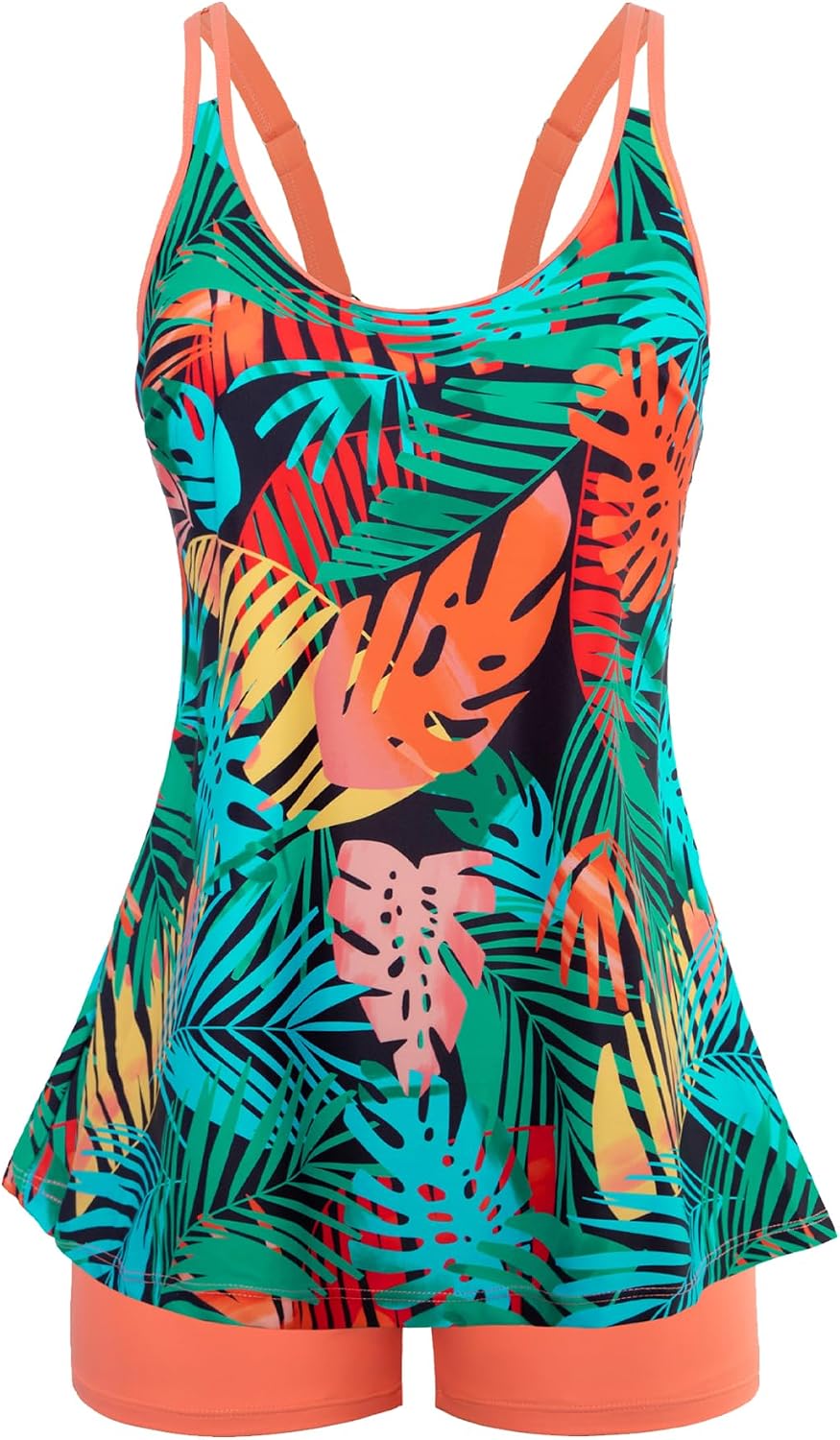 Detalle de Arolina Tankini Swimsuit Tummy Control Two-Piece
