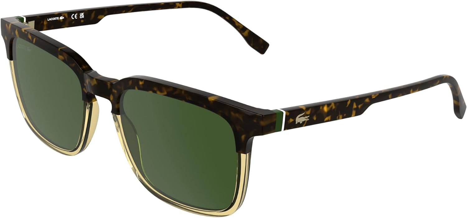 Detalle 2 de Occhiali da sole uomo Lacoste L6074s Havana/transparent honey