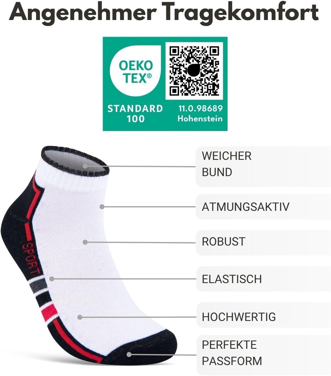 Detalle 2 de Sneaker Socken 6 Paar gepolstert