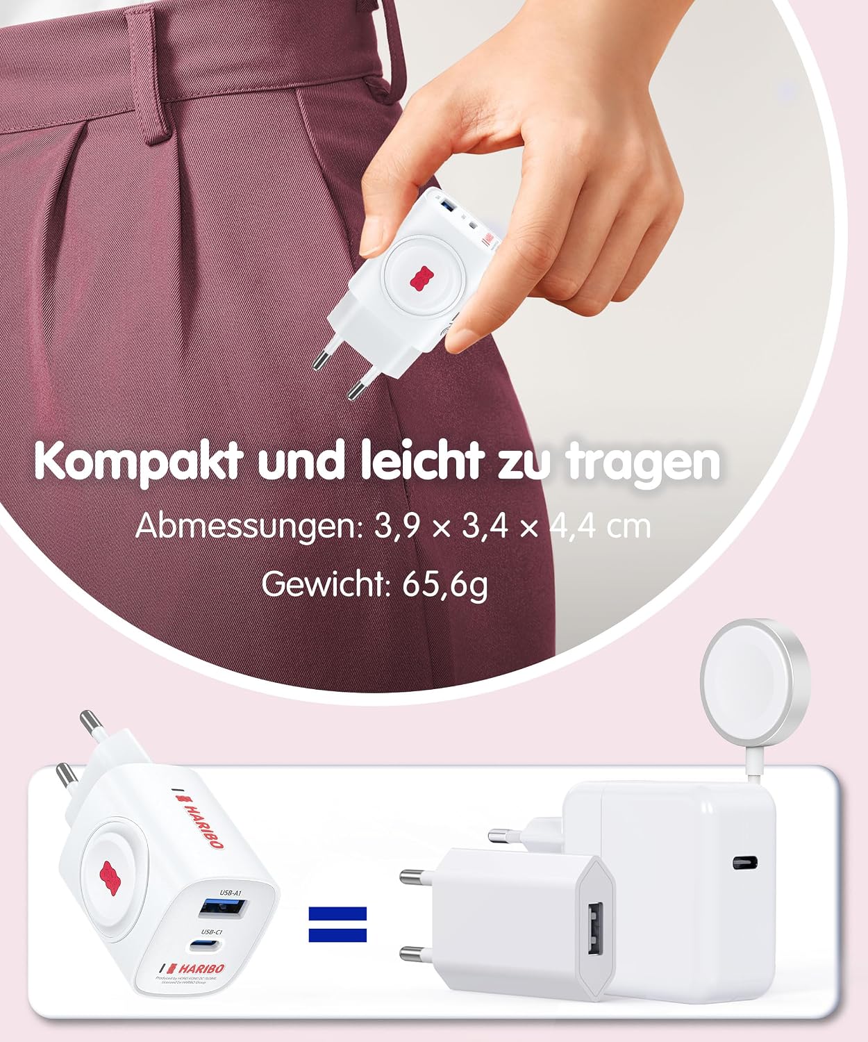 Thumbnail 4 de HARIBO 3‑in‑1 Ladegerät 20W USB‑C