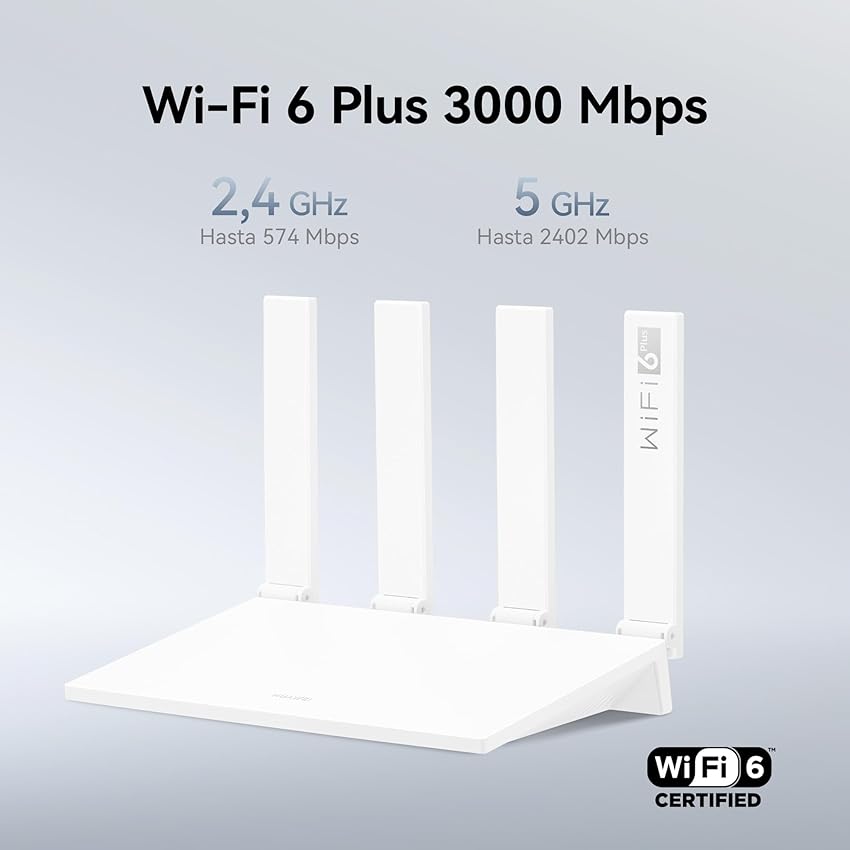 Thumbnail 1 de HUAWEI AX3 New Enrutador Wi-Fi 6 Plus, 3000 Mbps, Juegos 🎮