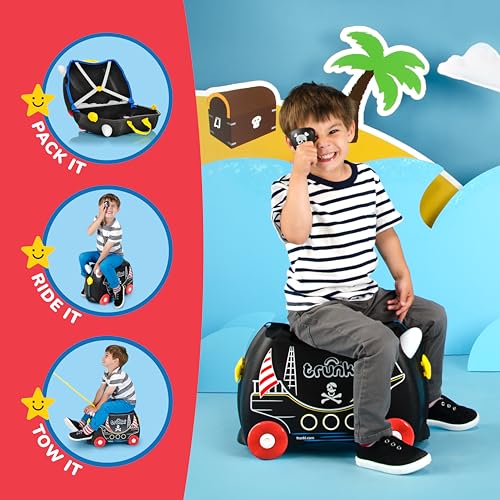 Thumbnail 2 de Trunki Pedro the Pirate Ship: Ride-On Carry-On Suitcase for 3–4 Year Olds